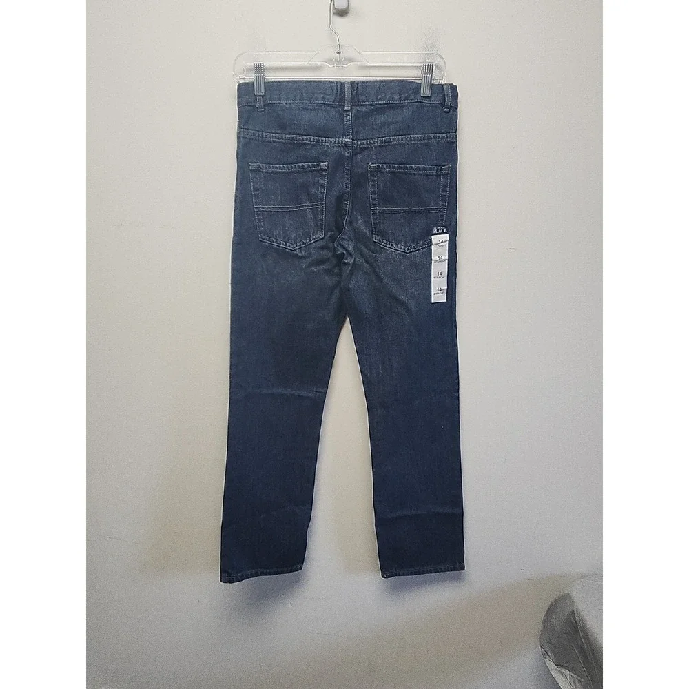 The Children's Place Boys Straight Blue Jeans size 14, 5 pockets